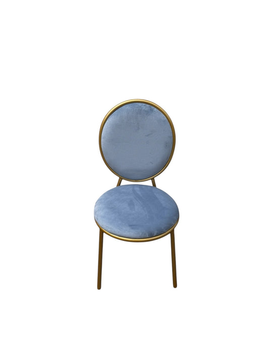 Kids Luxe Chair Blue - Custom Prop Rentals