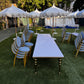 Kids Luxe Chair Blue - Custom Prop Rentals
