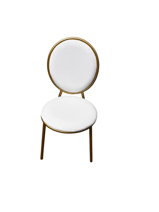 Kids Luxe Chair White - Custom Prop Rentals