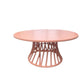 Kids Rattan Round Table Pink - Custom Prop Rentals