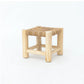 Kids Rattan Square Stool - Custom Prop Rentals