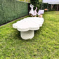Kids Scallop Table White - Custom Prop Rentals