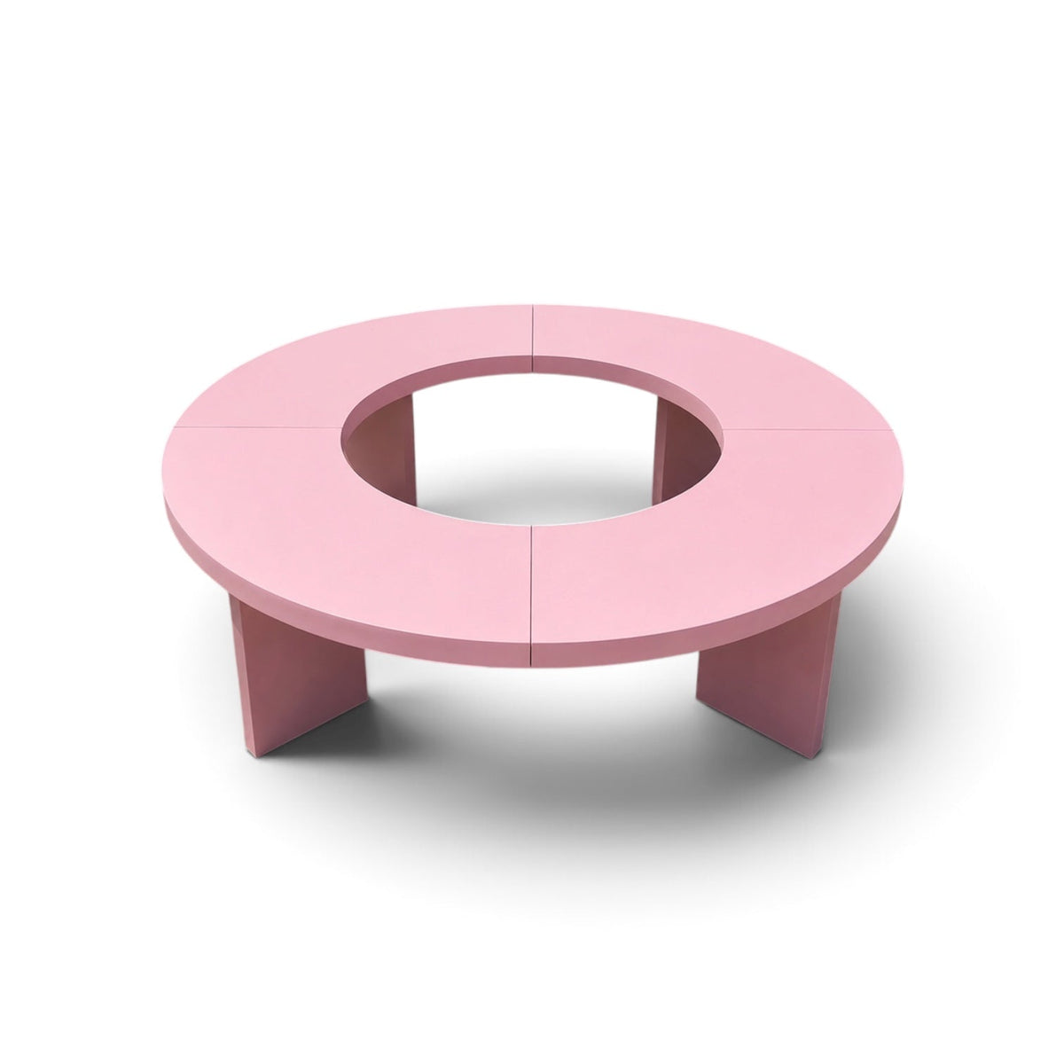 Kids Wave Table Round Pink - Custom Prop Rentals
