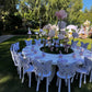Kids Wave Table Round with Moss - Custom Prop Rentals