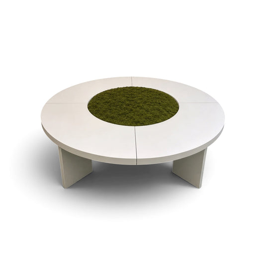 Kids Wave Table Round with Moss - Custom Prop Rentals