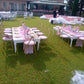 Kids White Table - Custom Prop Rentals