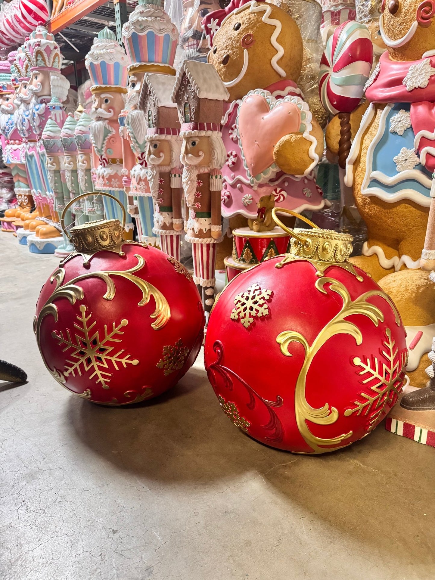 Large Red and Gold - Custom Prop Rentals