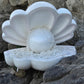 Large Seashell with Pearl - Custom Prop Rentals