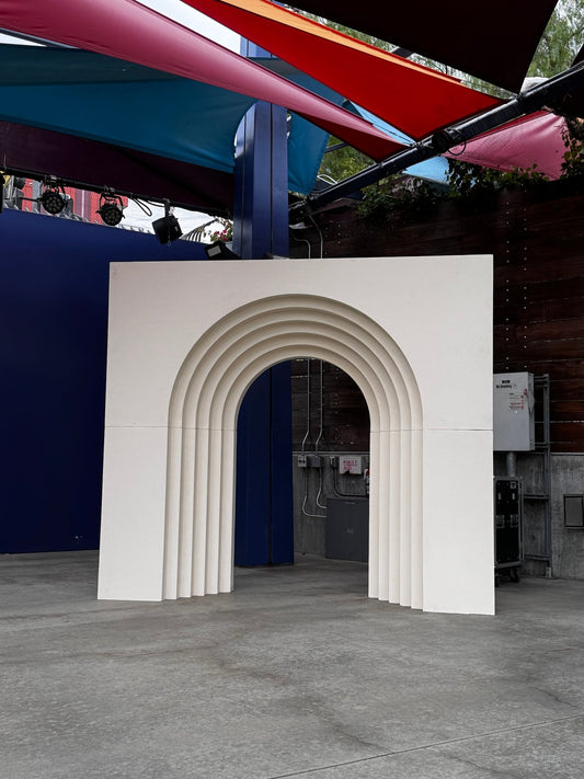 Layered Inspired Backdrop - Custom Prop Rentals