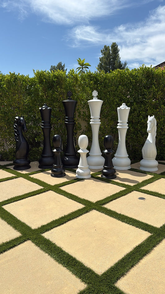 Life Size Chess Piece Set - Custom Prop Rentals