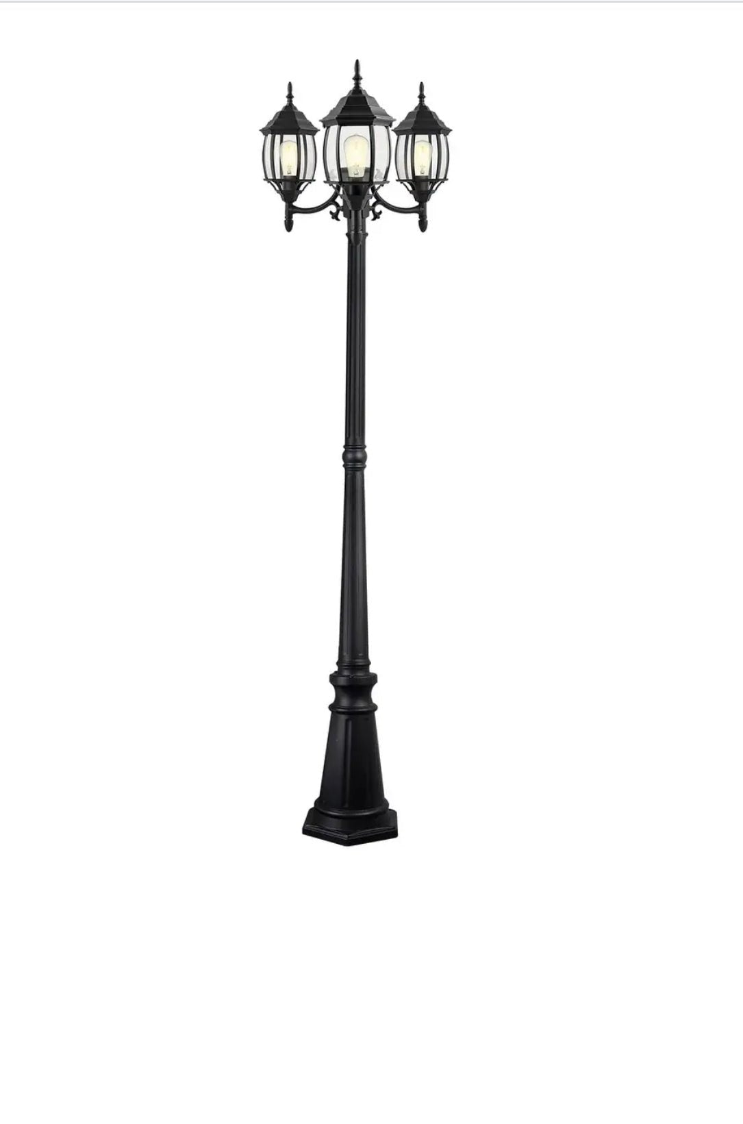 Light Post Black - Custom Prop Rentals