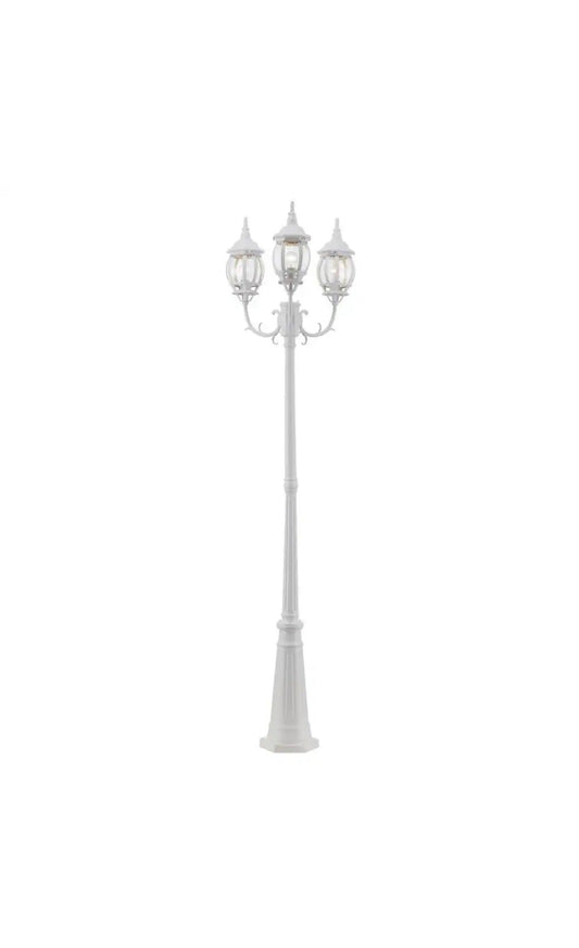 Light Post White - Custom Prop Rentals