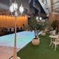 Light Post White - Custom Prop Rentals
