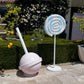 Lollipop Upside Down Pastel Pink 5ft - Custom Prop Rentals