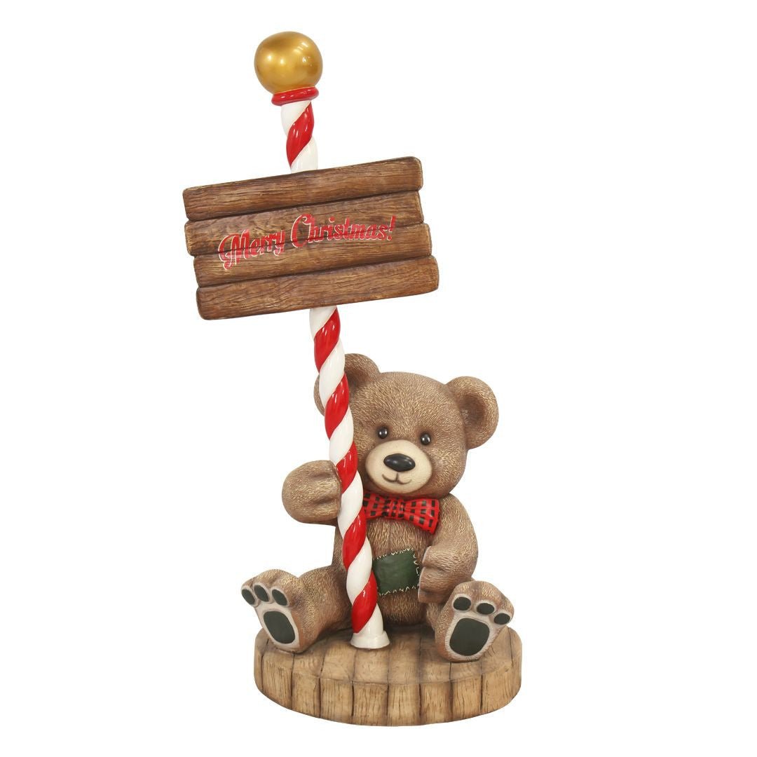 Merry Christmas Teddy Bear - Custom Prop Rentals