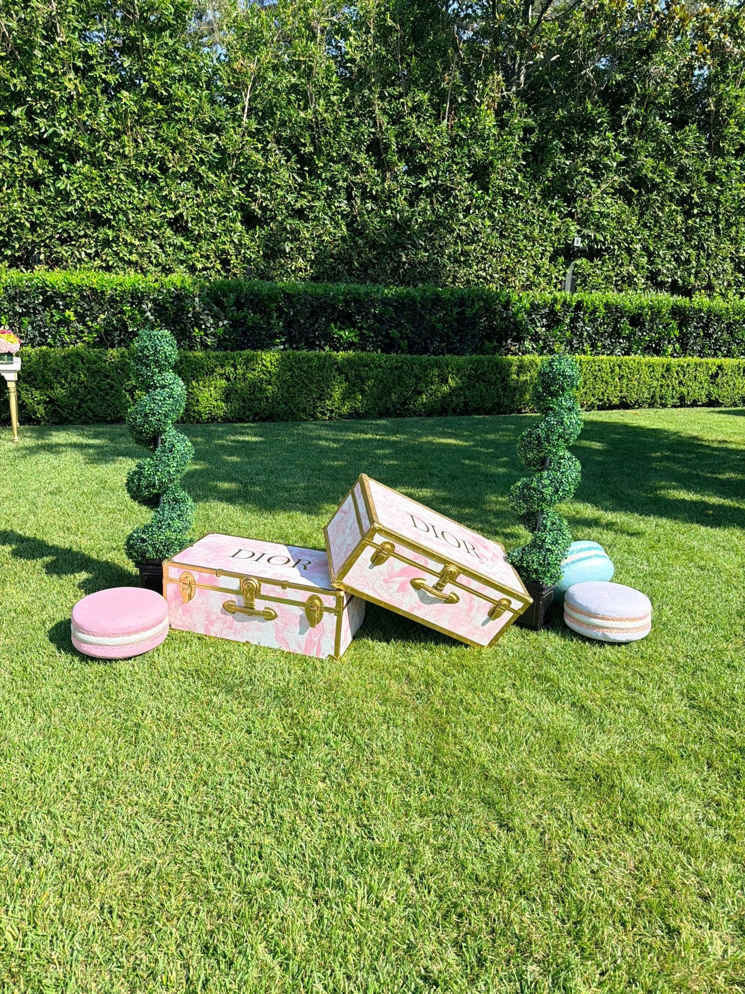 Miss Dior Suitcases - Custom Prop Rentals