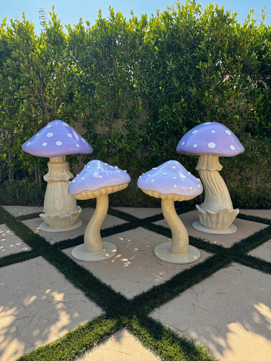 Mushroom Mixed Package Lavender 1 - Custom Prop Rentals