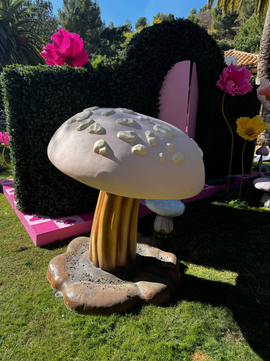 Mushroom Pixie 5ft Tall - Custom Prop Rentals