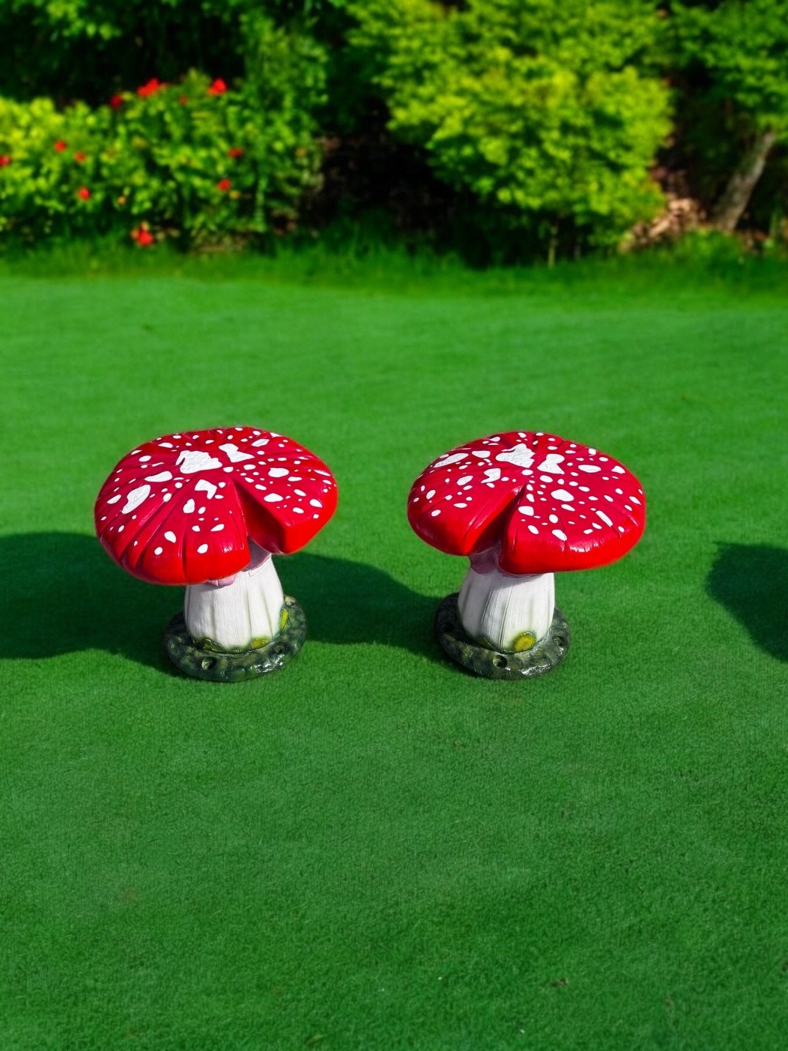 Mushroom Red & White Split - Custom Prop Rentals