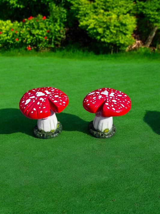 Mushroom Red & White Split - Custom Prop Rentals