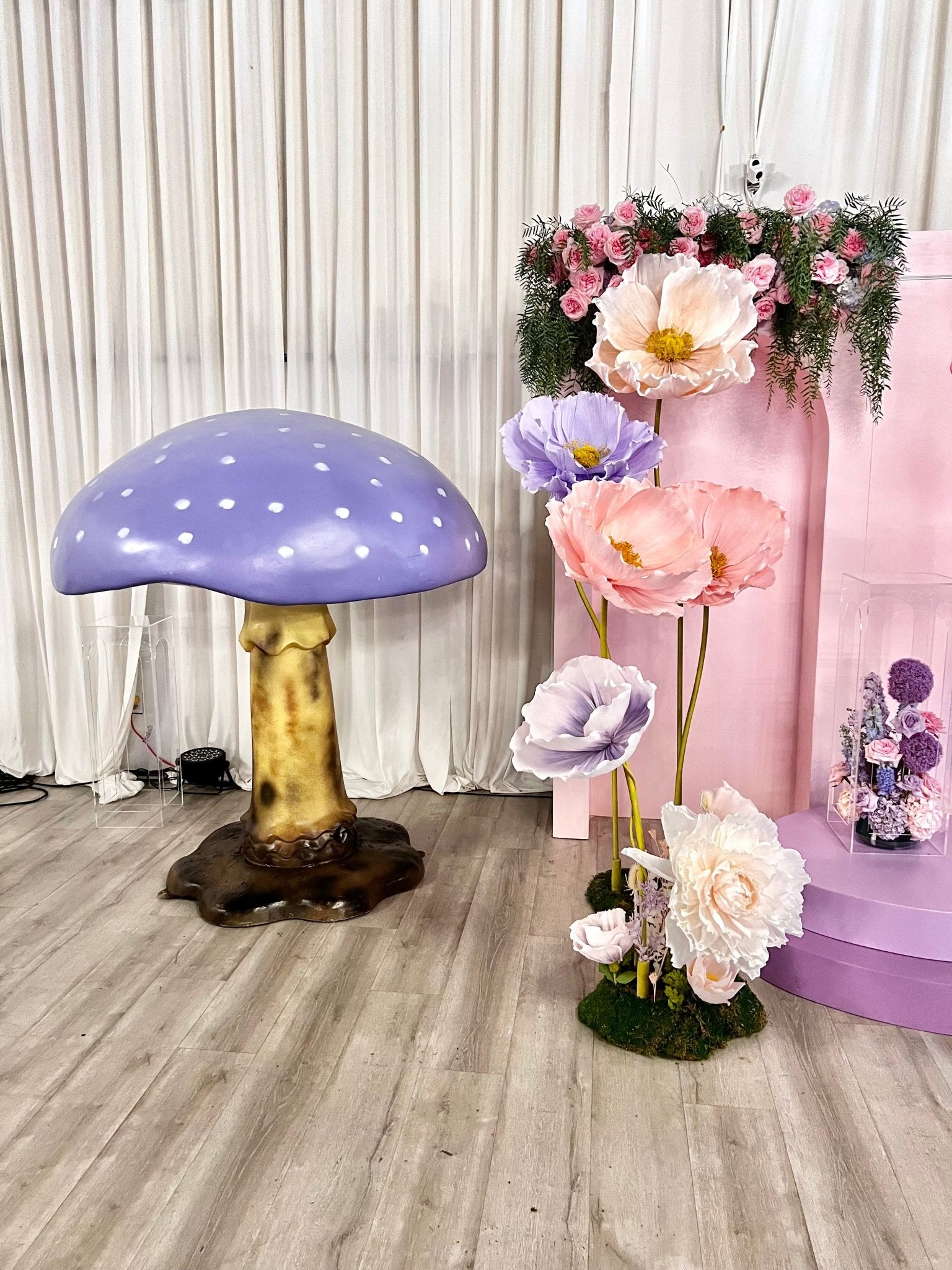 Mushroom Rosetta Purple 6ft - Custom Prop Rentals