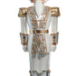 Nutcracker White Gold Silver 6.5 ft - Custom Prop Rentals