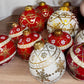 Ornament Red & Gold - Custom Prop Rentals