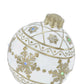 Ornament White & Gold - Custom Prop Rentals