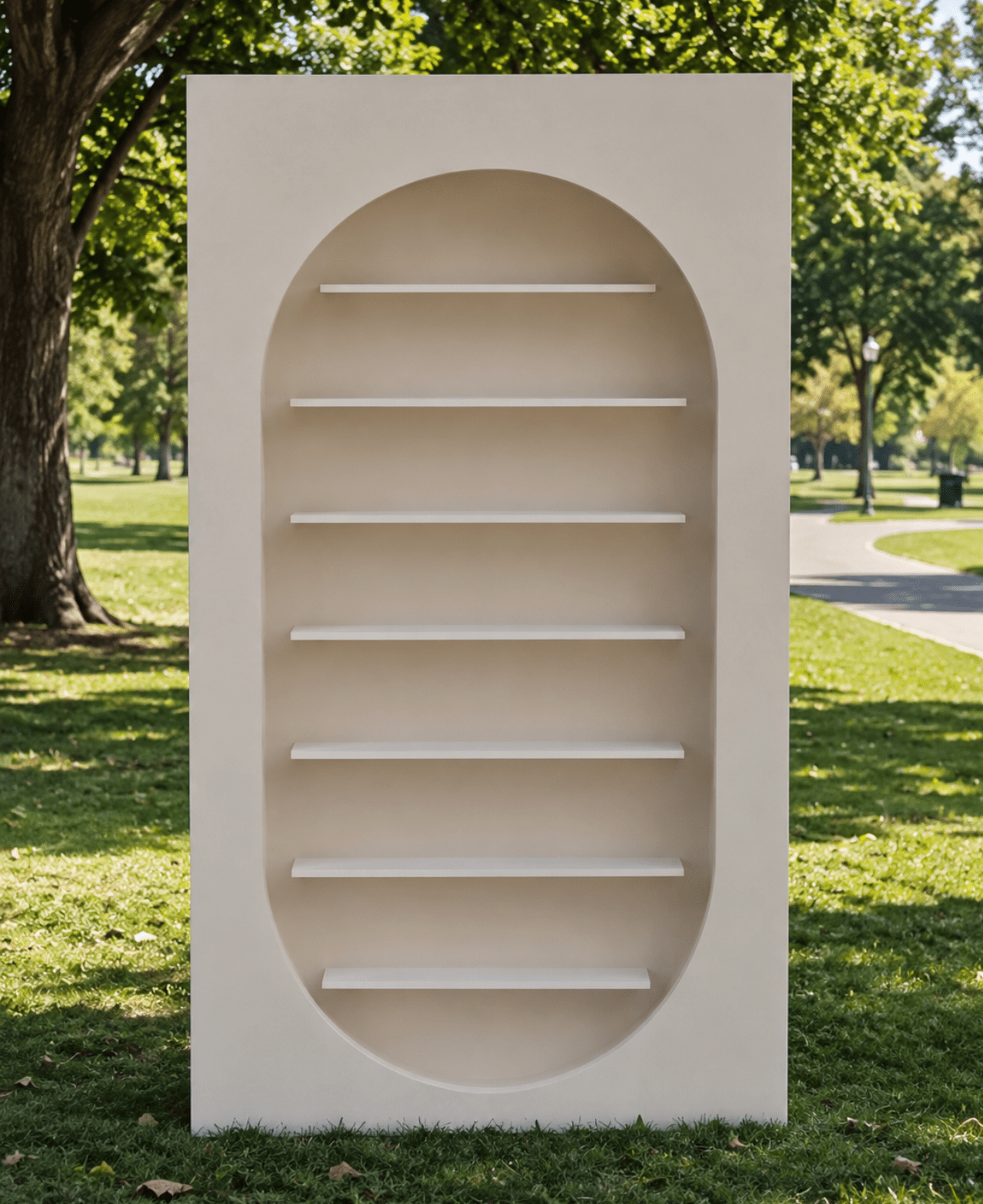 Oval Shelf - Custom Prop Rentals