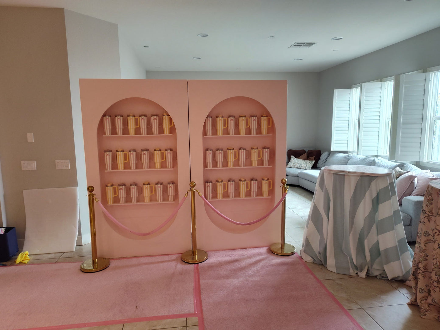 Oval Shelve - Custom Prop Rentals