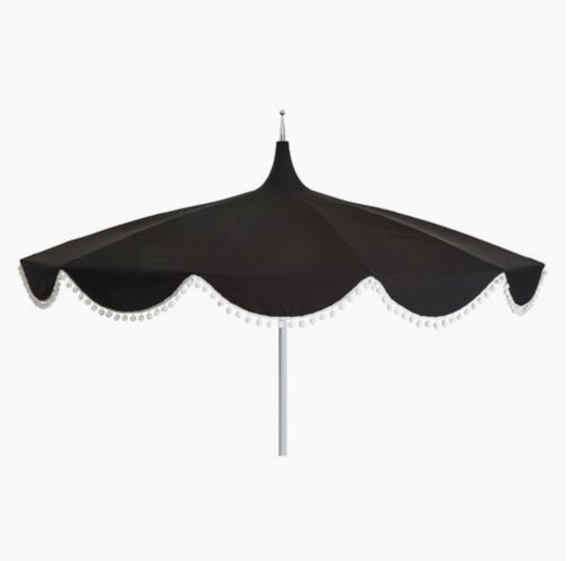 Pagoda Umbrella Black - Custom Prop Rentals