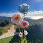 Paper Flower Trio - Custom Prop Rentals