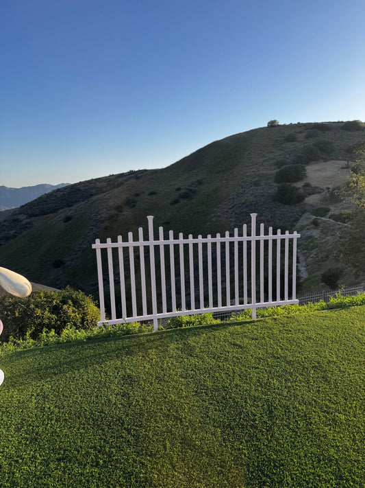 Picket Fence White - Custom Prop Rentals