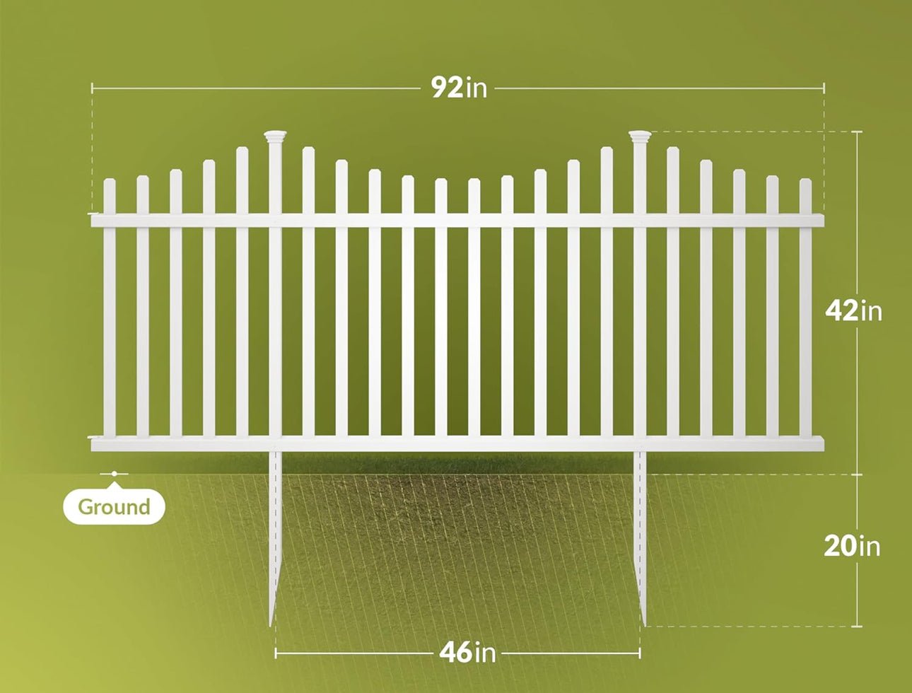 Picket Fence White - Custom Prop Rentals