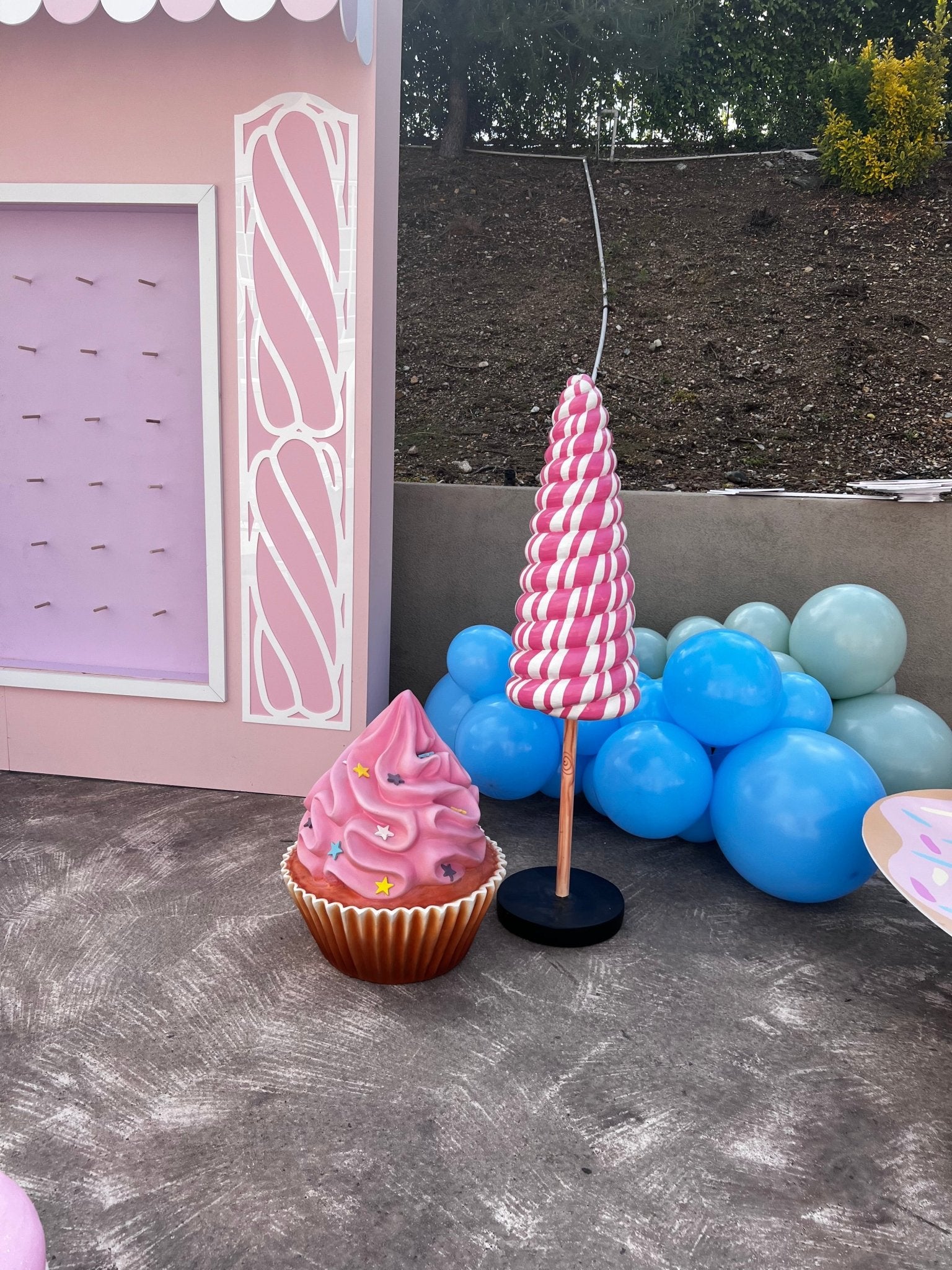 Pink Cone Lollipop - Custom Prop Rentals