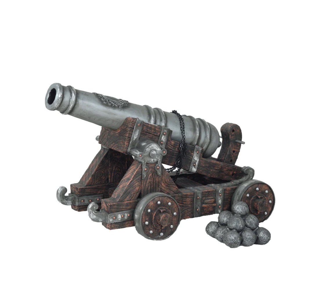 Pirate Cannon Silver - Custom Prop Rentals