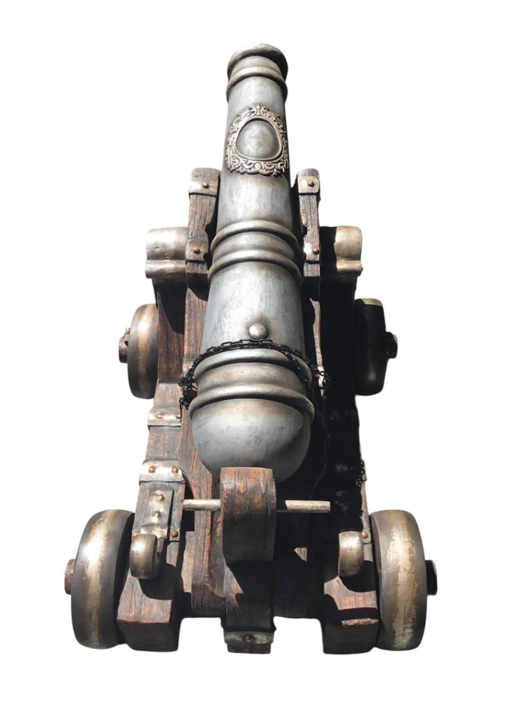 Pirate Cannon Silver - Custom Prop Rentals
