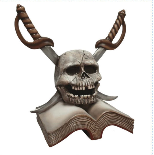 Pirate Skull on Book - Custom Prop Rentals