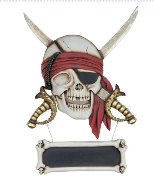 Pirate Skull Sword Sign - Custom Prop Rentals