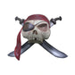 Pirate Skull with Swords - Custom Prop Rentals