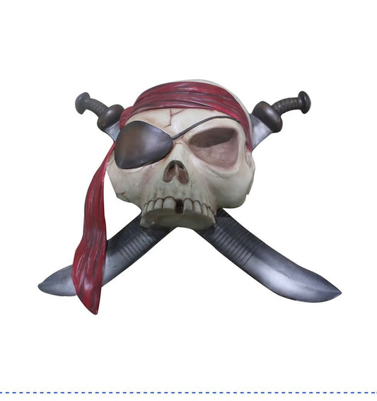 Pirate Skull with Swords - Custom Prop Rentals