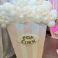 Popcorn Box Pink & White - Custom Prop Rentals