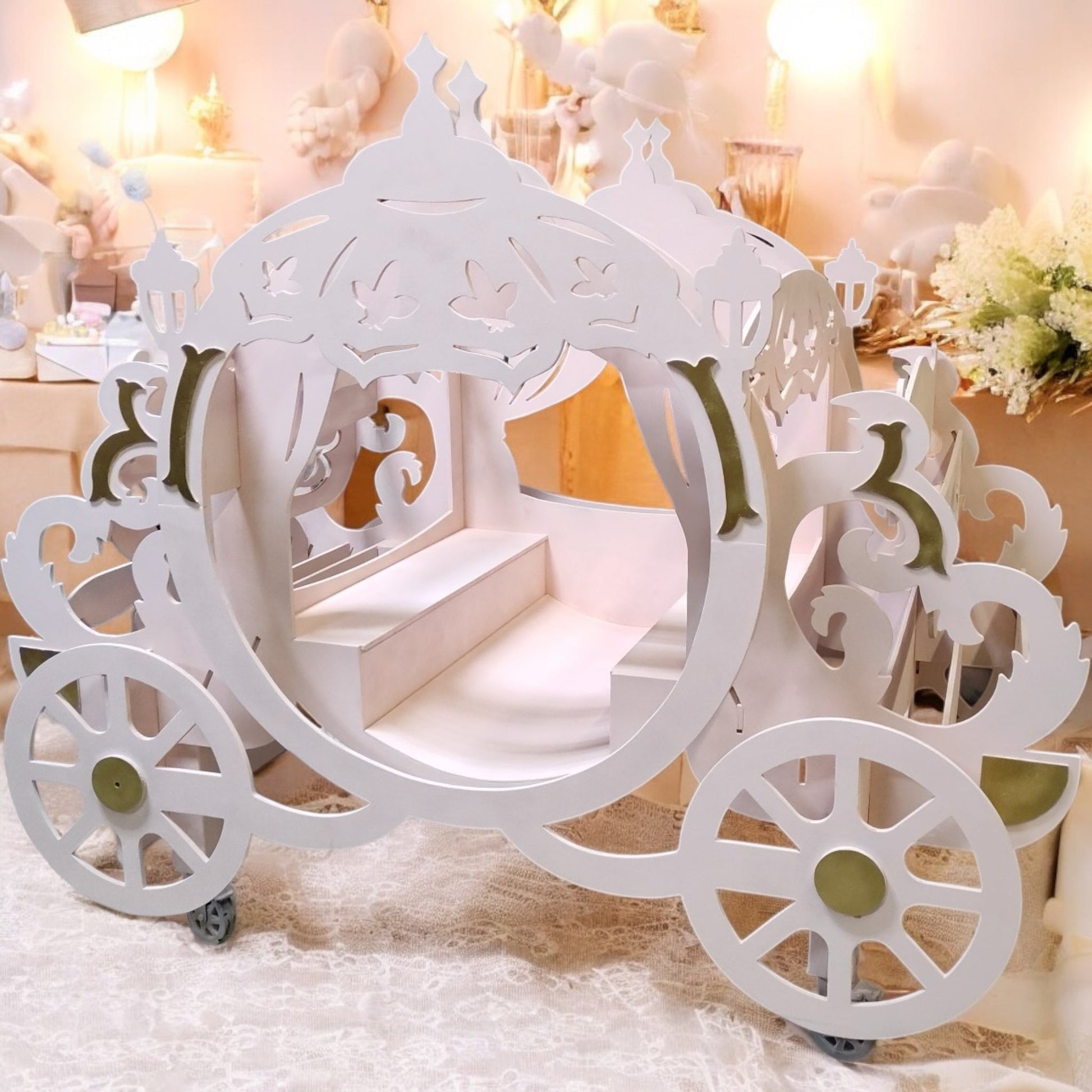 Princess Carriage Pink - Custom Prop Rentals