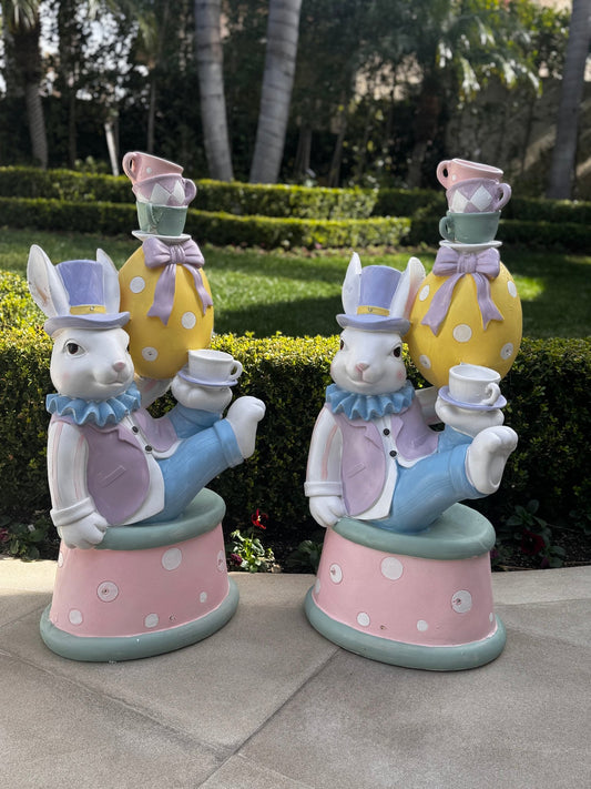 Rabbit Holding Egg Pair - Custom Prop Rentals