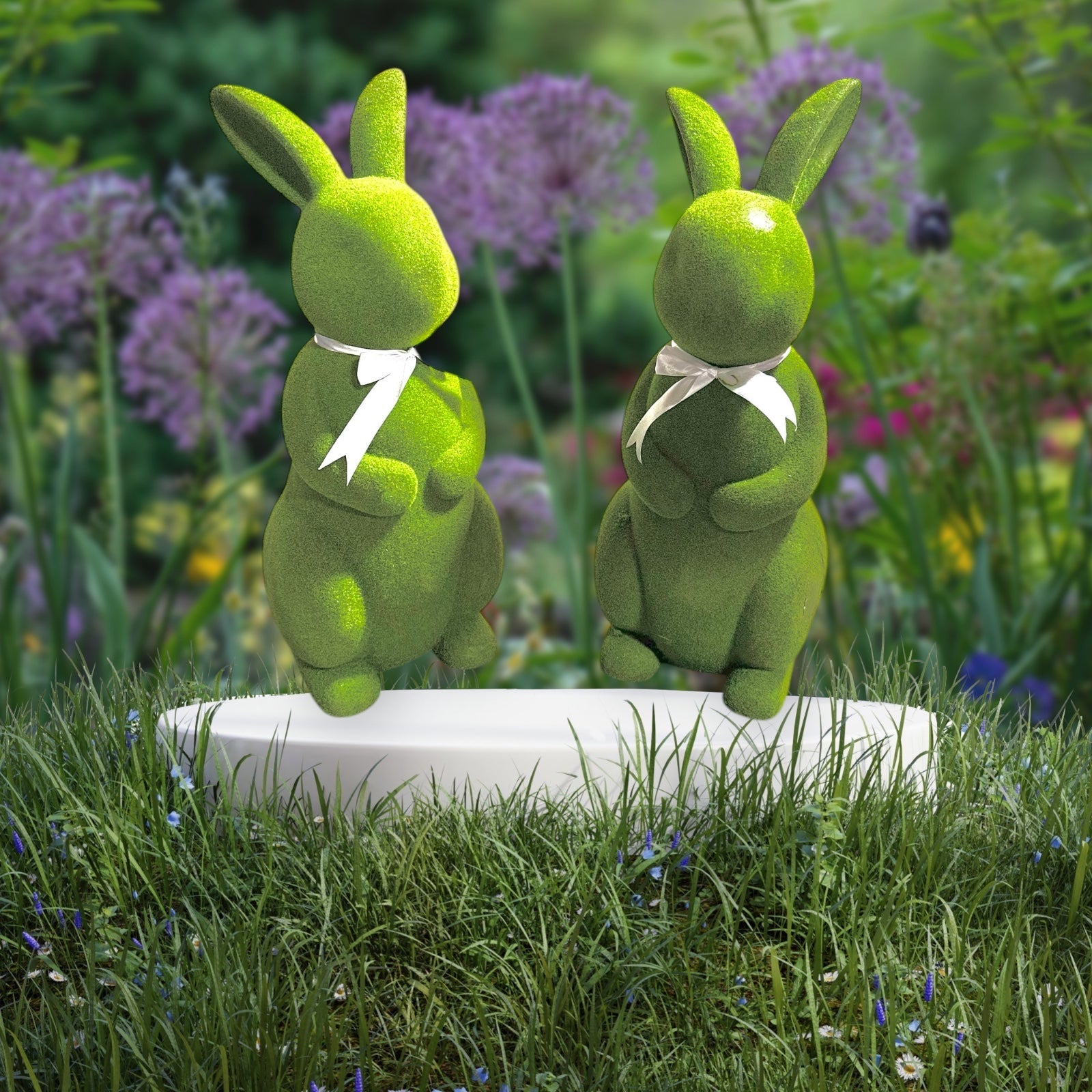 Rabbit in Green Pair - Custom Prop Rentals