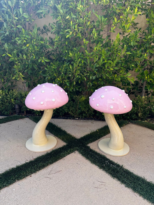 Raised Dot Mushroom Pink - Custom Prop Rentals