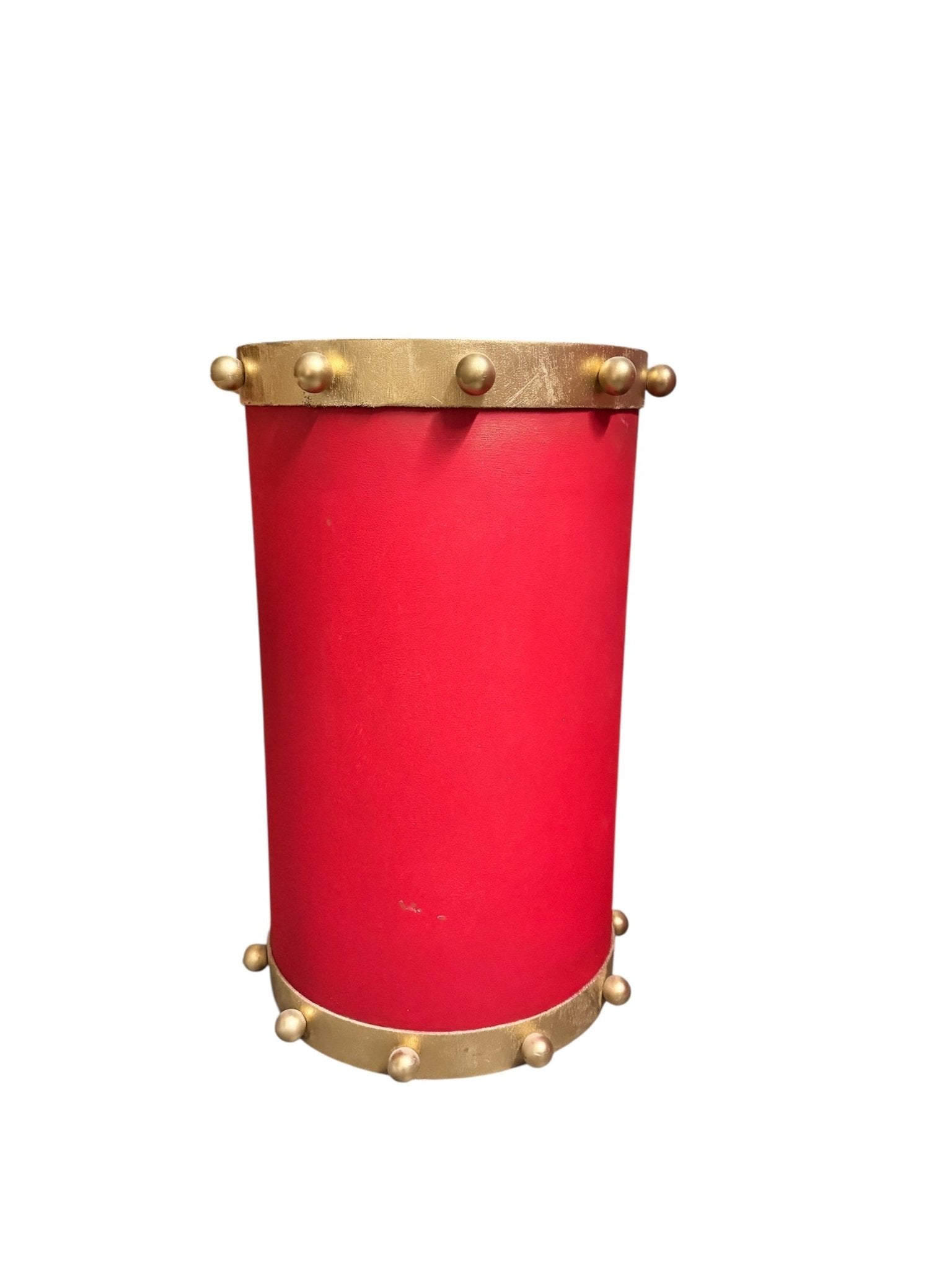 Red & Gold 1 Cake Stand - Custom Prop Rentals