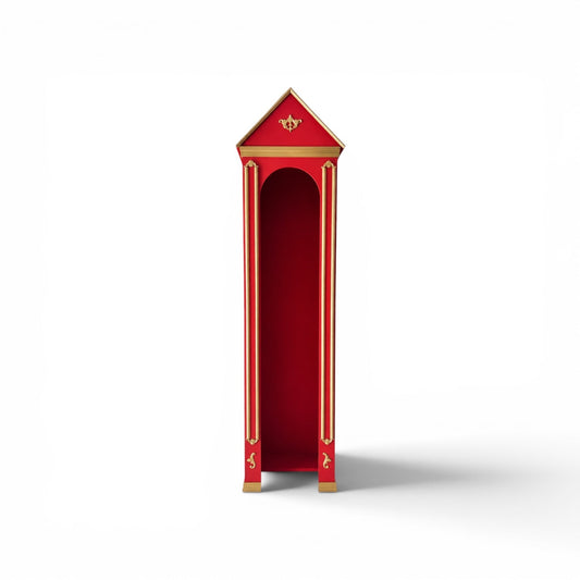 Red & Gold Sentry Box - Custom Prop Rentals