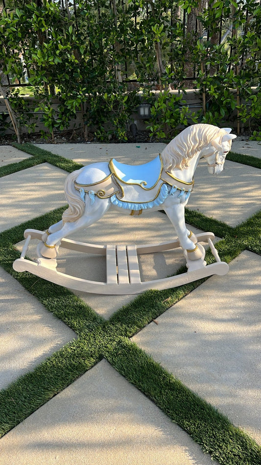 Rocking Horse Blue - Custom Prop Rentals