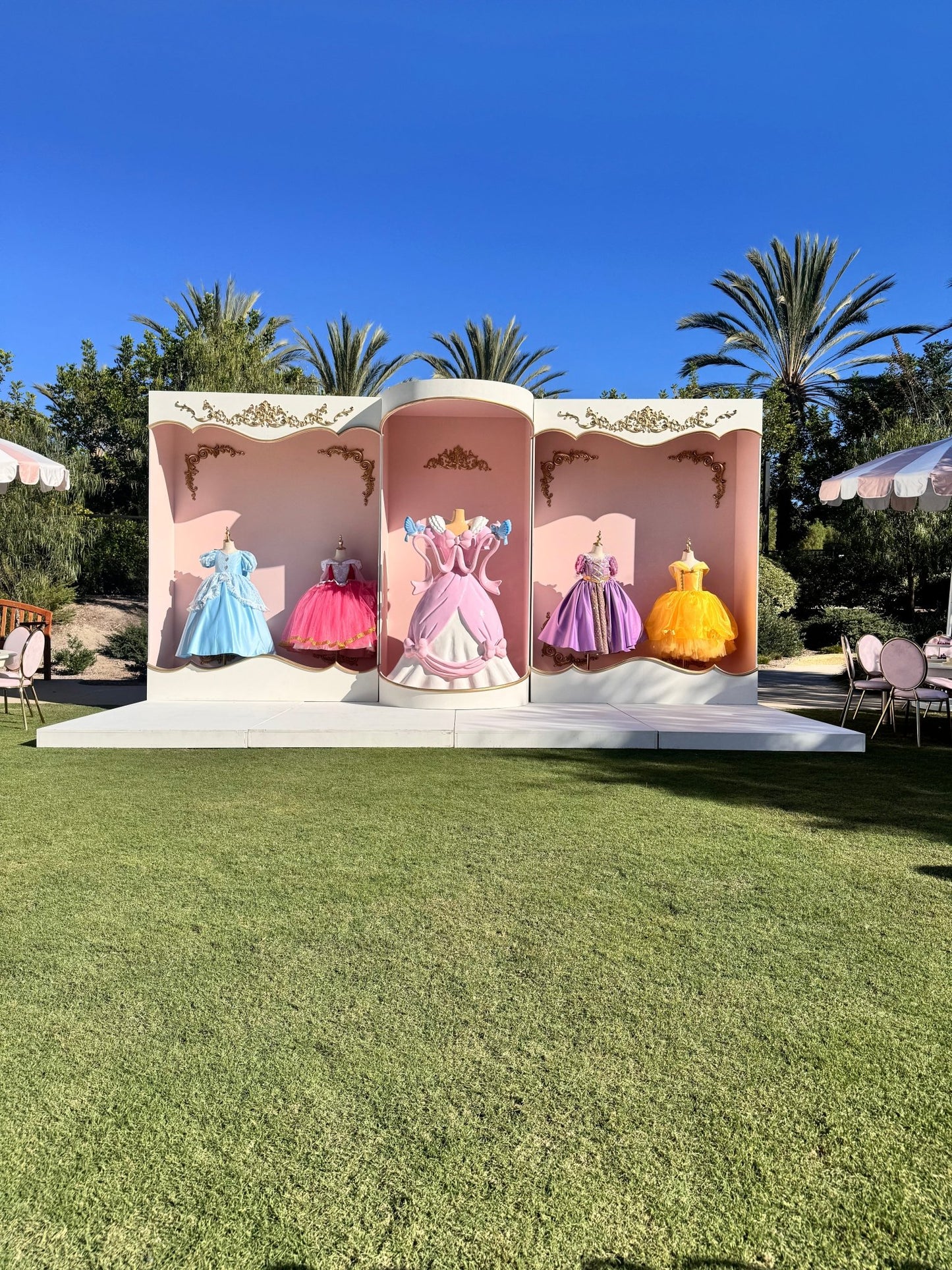 Royal Boutique Showcase - Custom Prop Rentals